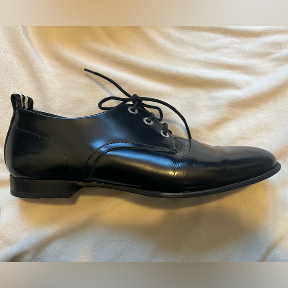 Rag & Bone black leather oxfords, size 38.5 - Picture 3 of 4